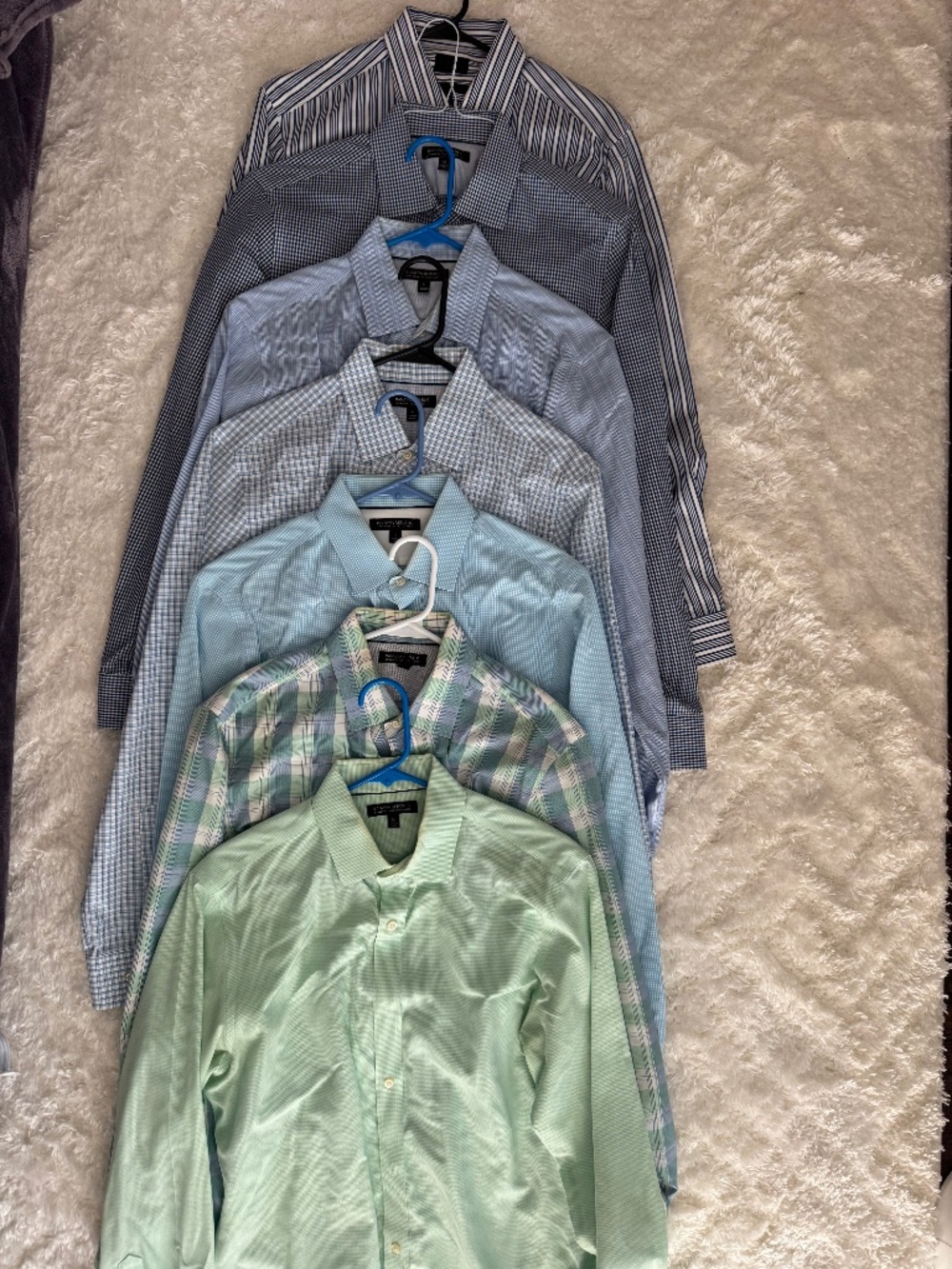 Lot of 25 Banana Republic Men’s Medium Dress Shirts Button Down Plaid Stripe